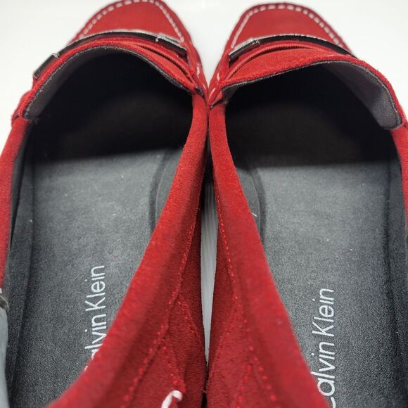 Calvin Klein Moby Red Driving Loafers Mens Size 10 M main image 10